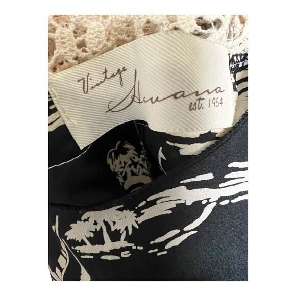 Vintage Havana Tank Top Shirt L Large Lace Racerback Sheer Casual Blouse - Picture 3 of 5